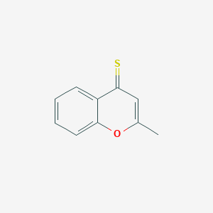 molecular formula C10H8OS B14015038 2-Methyl-4h-chromene-4-thione CAS No. 51138-52-4