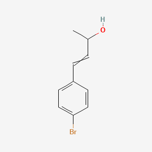 molecular formula C10H11BrO B1401512 4-(4-Bromophenyl)but-3-en-2-ol CAS No. 875852-27-0
