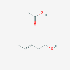 molecular formula C8H16O3 B1401513 3-Penten-1-ol, 4-methyl-, acetate CAS No. 929-12-4