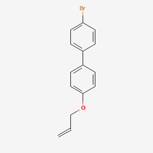 molecular formula C15H13BrO B1401514 1-bromo-4-(4-prop-2-enoxyphenyl)benzene CAS No. 918823-91-3
