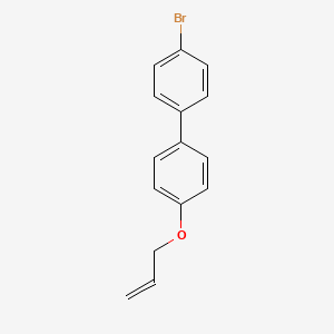 molecular formula C15H13BrO B1401514 4-Bromo-4'-[(prop-2-en-1-yl)oxy]-1,1'-biphenyl CAS No. 918823-91-3