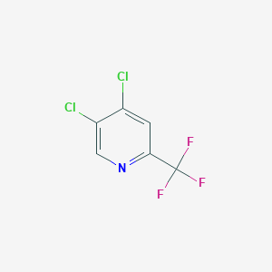 molecular formula C6H2Cl2F3N B1401523 4,5-Dichloro-2-(trifluoromethyl)pyridine CAS No. 823221-98-3