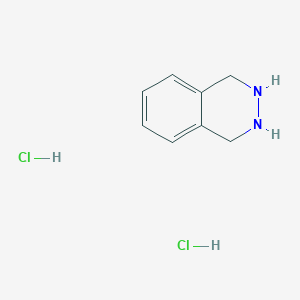 molecular formula C8H12Cl2N2 B1401524 1,2,3,4-Tetrahydrophthalazine Dihydrochloride CAS No. 86437-12-9