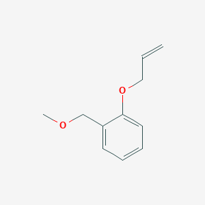 molecular formula C11H14O2 B1401529 苯，1-(甲氧基甲基)-2-(2-丙烯氧基)- CAS No. 110731-13-0