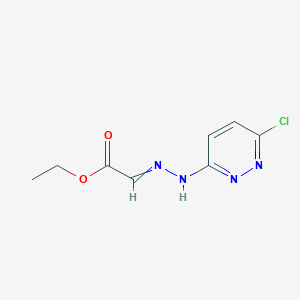 B1401531 Acetic acid, [(6-chloro-3-pyridazinyl)hydrazono]-, ethyl ester CAS No. 69579-06-2