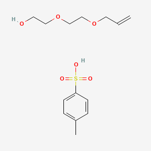molecular formula C14H22O6S B1401535 Ethanol, 2-[2-(2-propenyloxy)ethoxy]-, 4-methylbenzenesulfonate CAS No. 84183-96-0