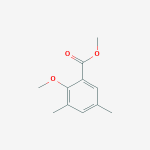molecular formula C11H14O3 B14015378 Methyl 2-methoxy-3,5-dimethylbenzoate 
