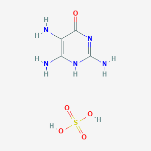 molecular formula C4H9N5O5S B140154 6-Hydroxy-2,4,5-triaminopyrimidine sulfate CAS No. 35011-47-3