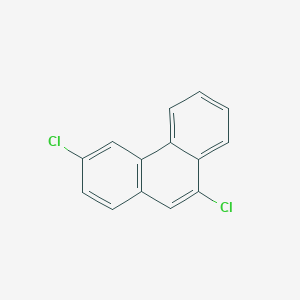 molecular formula C14H8Cl2 B14015553 3,9-Dichlorophenanthrene CAS No. 7473-66-7