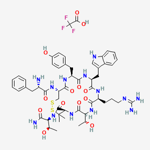 molecular formula C53H70F3N13O13S2 B14015641 Ctap tfa 