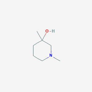 molecular formula C7H15NO B14015776 1,3-Dimethylpiperidin-3-ol 