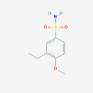molecular formula C9H13NO3S B14015804 3-ethyl-4-methoxyBenzenesulfonamide CAS No. 84911-02-4
