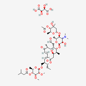 molecular formula C57H93NO25 B1401581 Acetylisovaleryltylosin tartrate CAS No. 63428-13-7