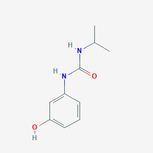 molecular formula C10H14N2O2 B14015832 N-(3-Hydroxyphenyl)-N'-propan-2-ylurea CAS No. 70171-70-9