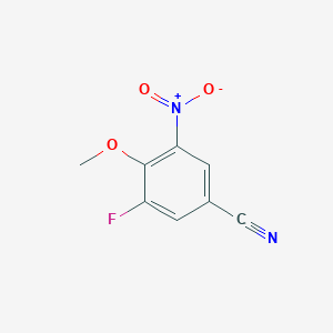 3-Fluoro-4-methoxy-5-nitrobenzonitrile
