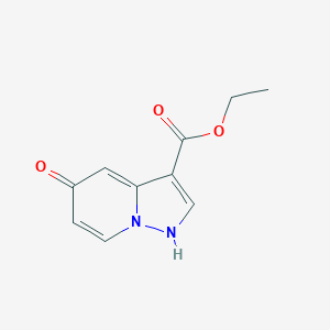 molecular formula C10H10N2O3 B1401598 Ethyl 5-hydroxypyrazolo[1,5-a]pyridine-3-carboxylate CAS No. 1396762-13-2