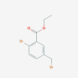 Ethyl 2-bromo-5-(bromomethyl)benzoate
