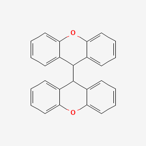 molecular formula C26H18O2 B14016098 9,9'-Bixanthene CAS No. 4381-14-0