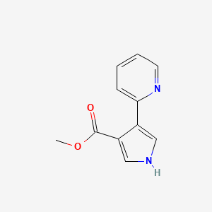 Methyl 4-(pyridin-2-yl)-1H-pyrrole-3-carboxylate