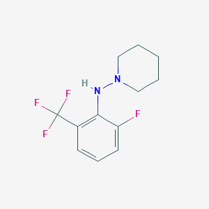 N-(2-Fluoro-6-(trifluoromethyl)-phenyl)piperidin-1-amine
