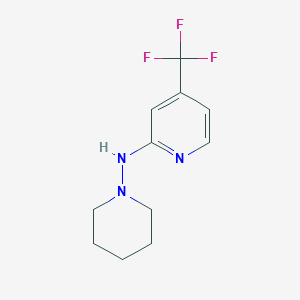 N-(Piperidin-1-yl)-4-(trifluoromethyl)-pyridin-2-amine