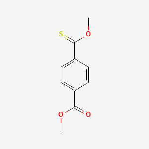 molecular formula C10H10O3S B14016397 Methyl 4-(methoxycarbonothioyl)benzoate CAS No. 64148-56-7