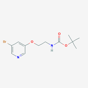 tert-Butyl (2-((5-bromopyridin-3-yl)oxy)ethyl)carbamate