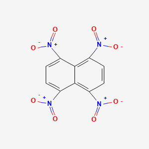 molecular formula C10H4N4O8 B14016426 Naphthalene, 1,4,5,8-tetranitro- CAS No. 4793-98-0