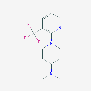 N,N-Dimethyl-1-[3-(trifluoromethyl)pyridin-2-YL]piperidin-4-amine