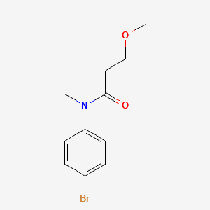 N-(4-bromophenyl)-3-methoxy-N-methylpropanamide