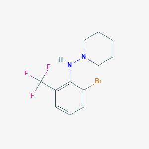 N-(2-Bromo-6-(trifluoromethyl)-phenyl)piperidin-1-amine