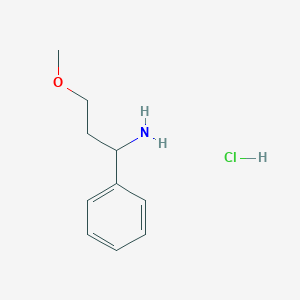 molecular formula C10H16ClNO B14016543 a-(2-Methoxyethyl)benzenemethanamine HCl 
