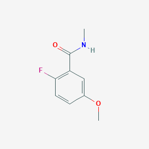 molecular formula C9H10FNO2 B14016569 2-fluoro-5-methoxy-N-methylbenzamide 
