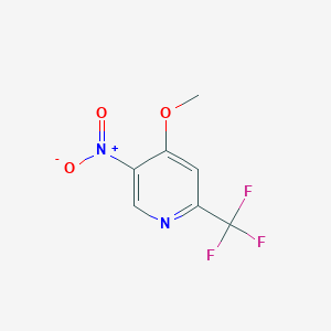 4-Methoxy-5-nitro-2-(trifluoromethyl)pyridine