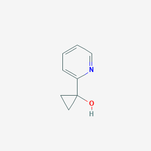 molecular formula C8H9NO B140167 1-(Pyridin-2-yl)cyclopropanol CAS No. 138835-98-0