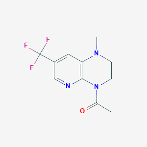 1-(1-Methyl-7-trifluoromethyl-2,3-dihydro-1H-pyrido[2,3-b]pyrazin-4-yl)-ethanone