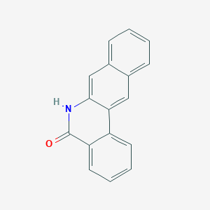 molecular formula C17H11NO B14016706 Benzo[b]phenanthridin-5(6h)-one CAS No. 2178-32-7
