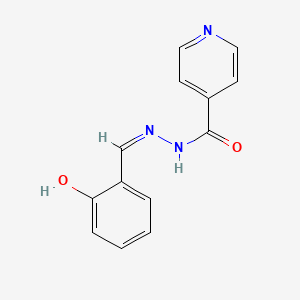 molecular formula C13H11N3O2 B14016892 Isonicotinic acid (2-hydroxy-benzylidene)hydrazide 