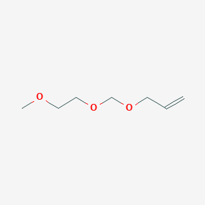 molecular formula C7H14O3 B14016938 1-Propene, 3-[(2-methoxyethoxy)methoxy]- CAS No. 77120-79-7