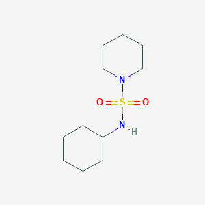 molecular formula C11H22N2O2S B14016995 n-Cyclohexylpiperidine-1-sulfonamide CAS No. 5430-49-9