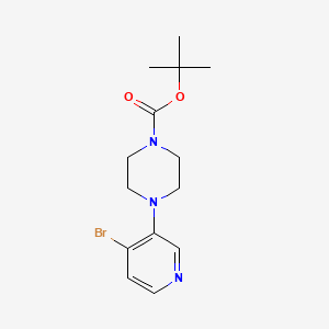 molecular formula C14H20BrN3O2 B1401700 tert-Butyl 4-(4-bromopyridin-3-yl)piperazine-1-carboxylate CAS No. 1563531-91-8