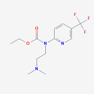 molecular formula C13H18F3N3O2 B1401705 (2-Dimethylamino-ethyl)-(5-trifluoromethyl-pyridin-2-yl)-carbamic acid ethyl ester CAS No. 1311280-38-2
