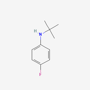 molecular formula C10H14FN B14017051 N-tert-butyl-4-fluoroaniline CAS No. 33486-88-3