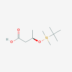 molecular formula C10H22O3Si B14017078 (R)-3-(tert-Butyldimethylsilyloxy)butanoic acid 