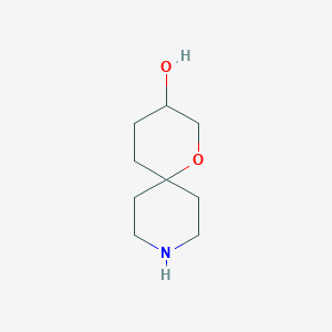molecular formula C9H17NO2 B14017092 1-Oxa-9-azaspiro[5.5]undecan-3-ol CAS No. 374795-43-4