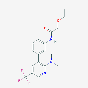 N-[3-(2-Dimethylamino-5-trifluoromethyl-pyridin-3-yl)-phenyl]-2-ethoxy-acetamide