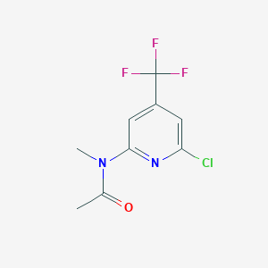 N-(6-Chloro-4(-trifluoromethyl)pyridin-2-yl)-N-methylacetamide