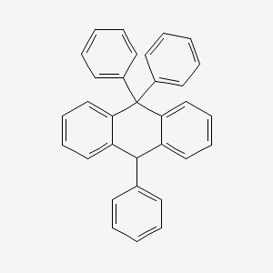 molecular formula C32H24 B14017249 9,10,10-triphenyl-9H-anthracene CAS No. 809-40-5