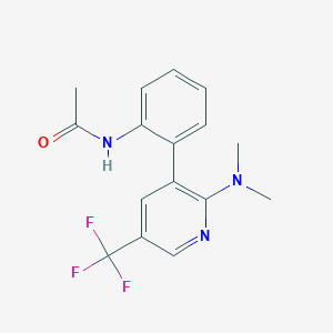 N-[2-(2-Dimethylamino-5-trifluoromethyl-pyridin-3-yl)-phenyl]-acetamide