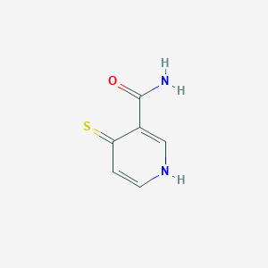 molecular formula C6H6N2OS B14017254 Mercaptonicotin-amide CAS No. 89640-64-2